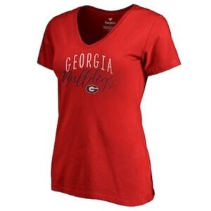 NWT Georgia Bulldogs Tradition State T-Shirt / FANATICS / Red / Size: XL